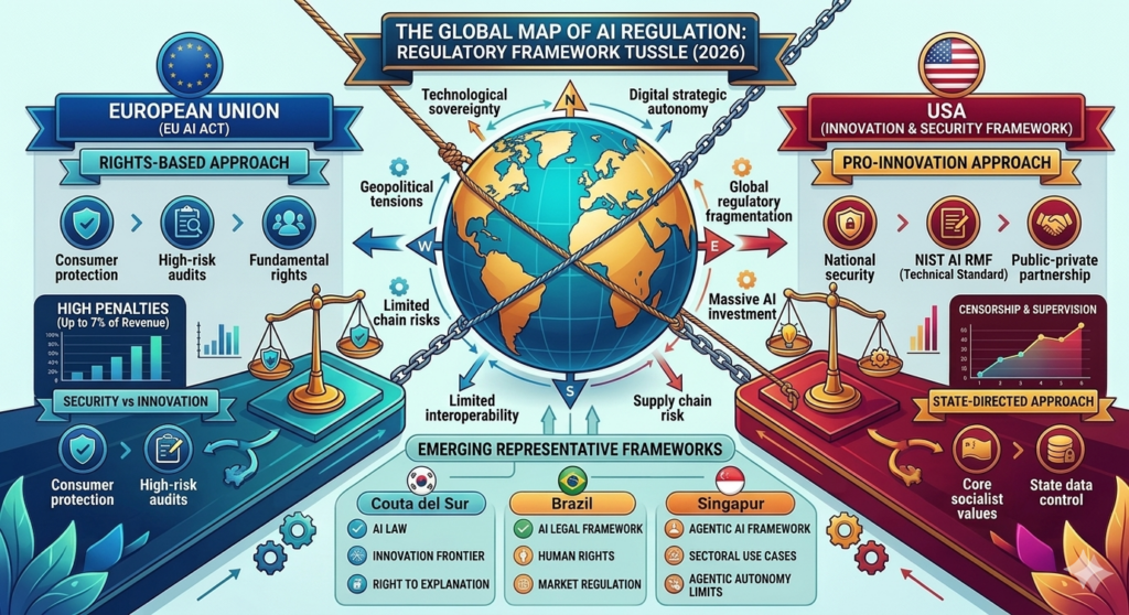 6 The global map of AI regulation - Regulatory framework tussle - www.jarroba.com - Gemini.png